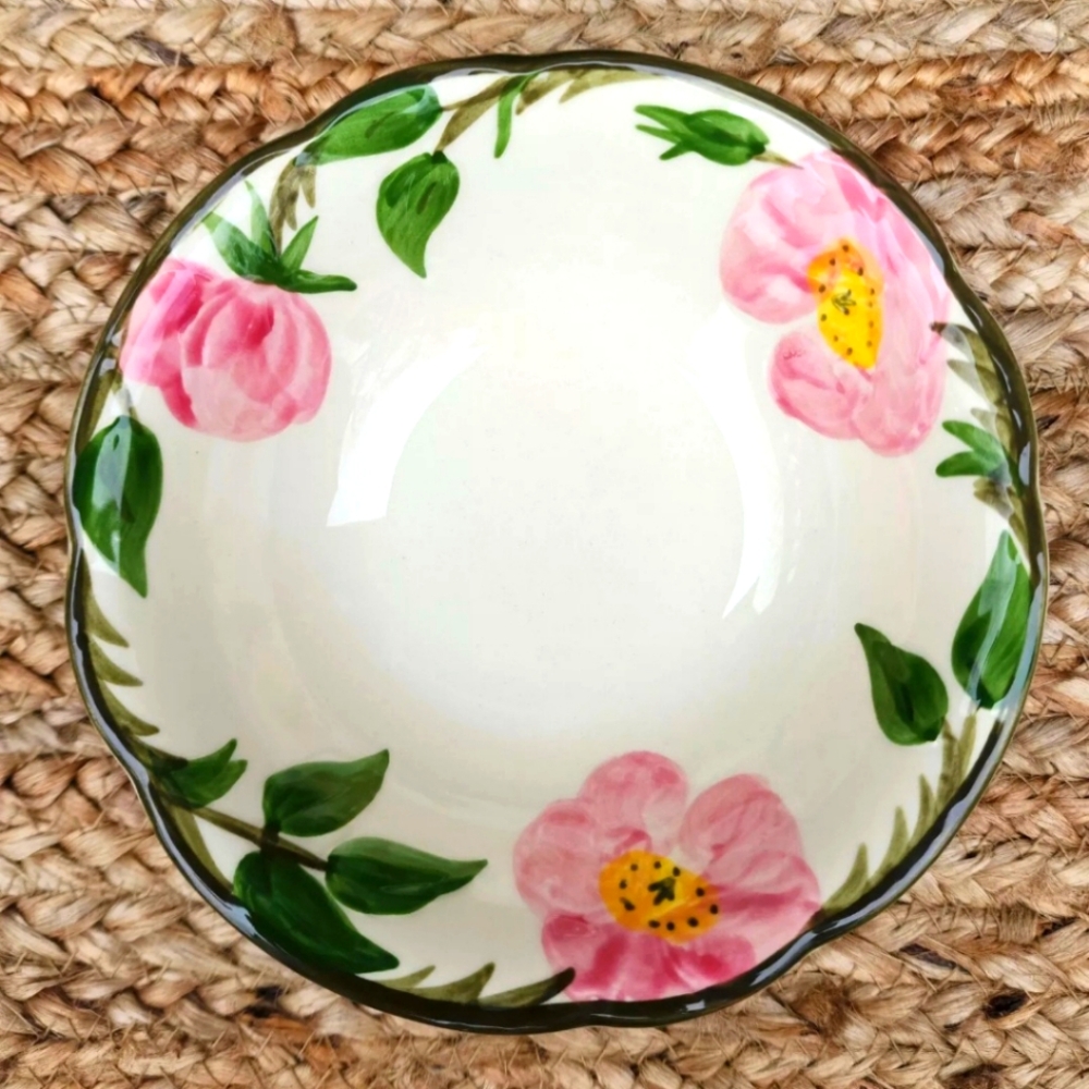 Franciscan Interpace USA dessert rose coup cereal bowl